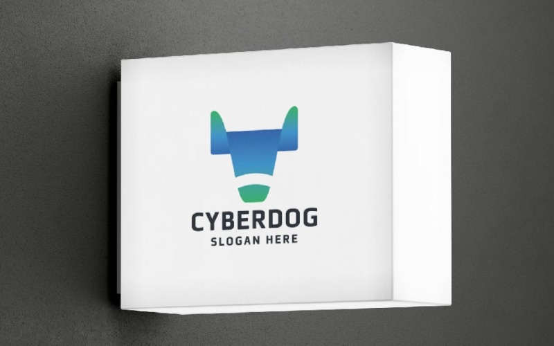 cyber dog security tech logo original