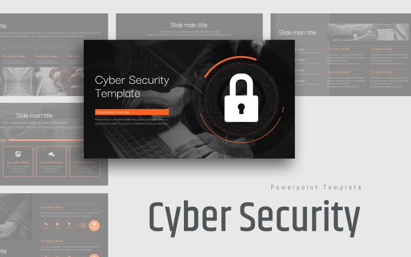 cyber security ppt template original