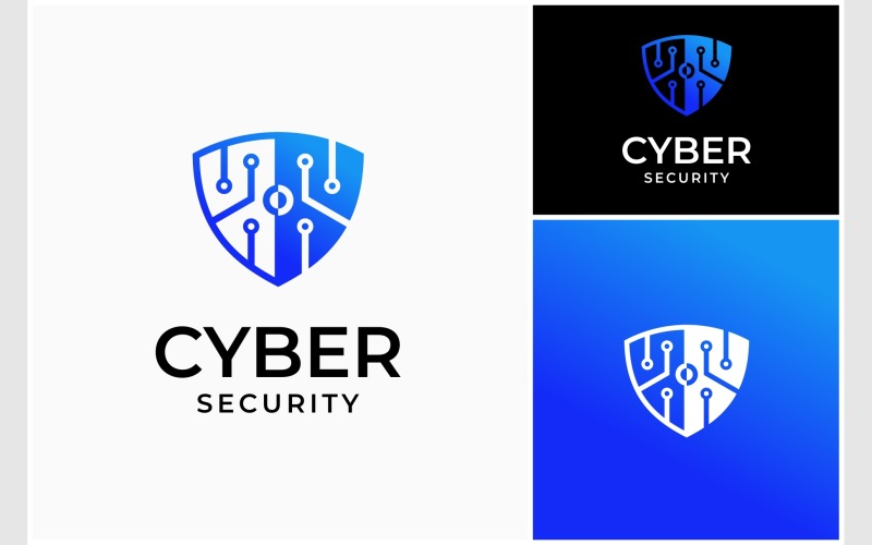 cyber security technology logo original