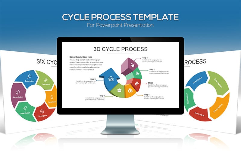 cycle process powerpoint template original