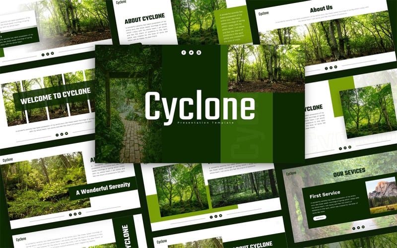 cyclone environment presentation template original