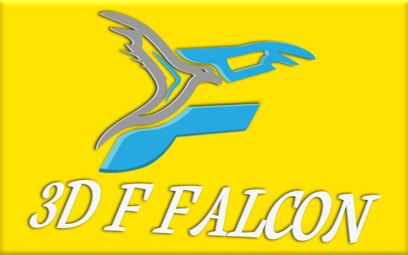 d f falcon business creative logo original