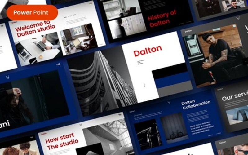 dalton business powerpoint template original