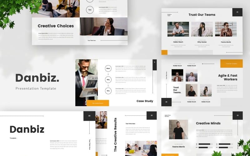 danbiz business powerpoint template original
