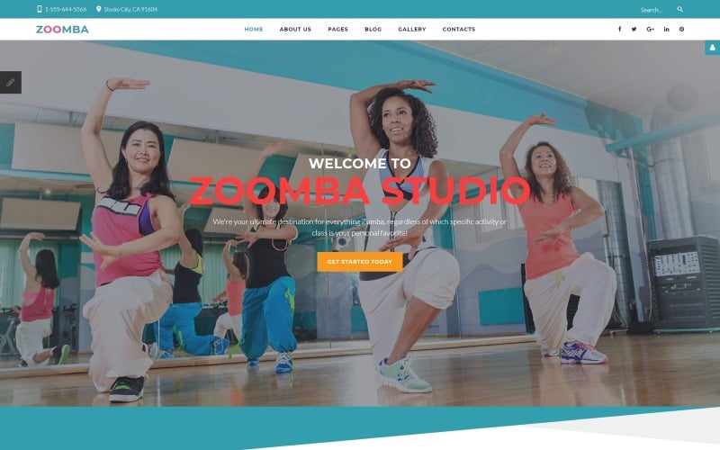 dance studio responsive joomla template original