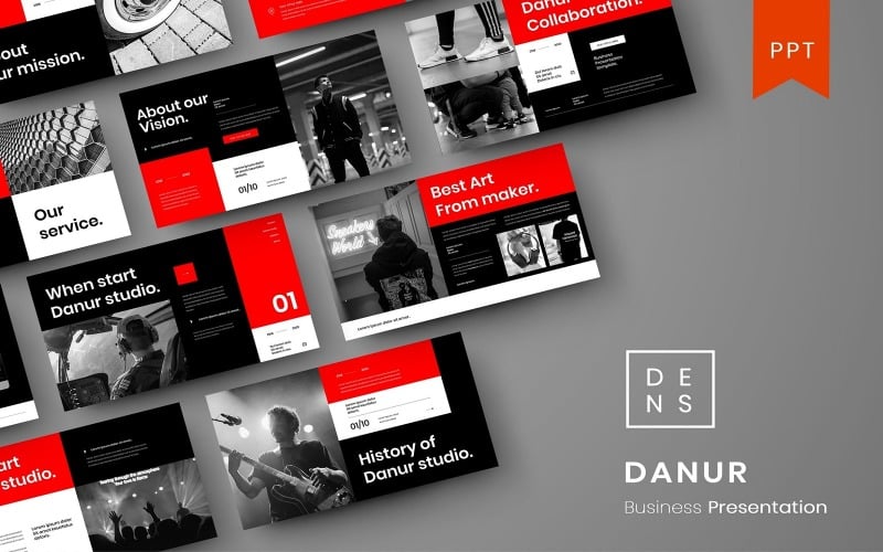 danur business powerpoint template original