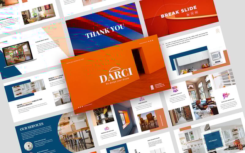 darci creative business powerpoint template original