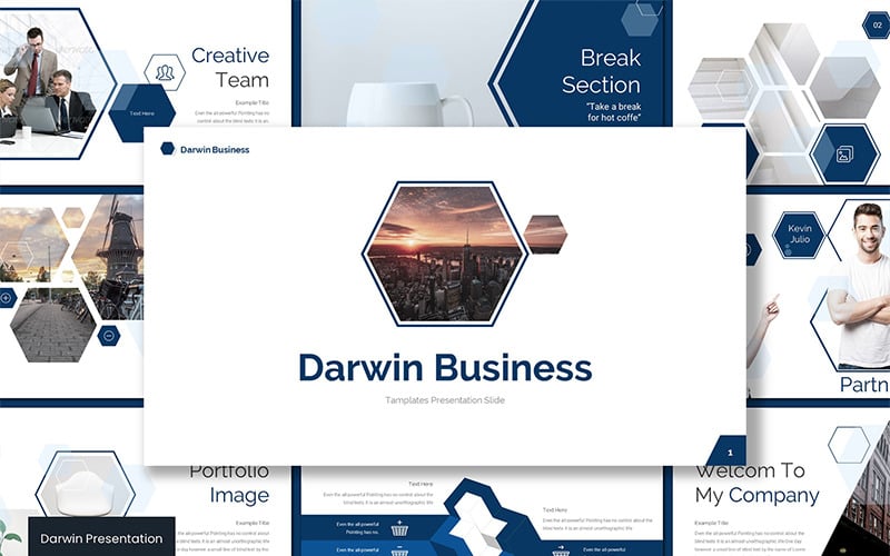 darwin powerpoint template original