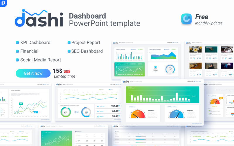 dashi dashboard powerpoint template original