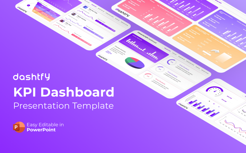 dashtfy kpi dashboard powerpoint presentation template original