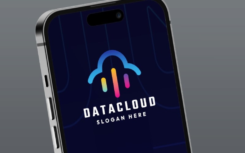 data cloud cloud computing logo original
