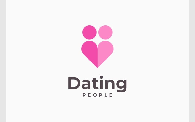 dating people couple love logo original