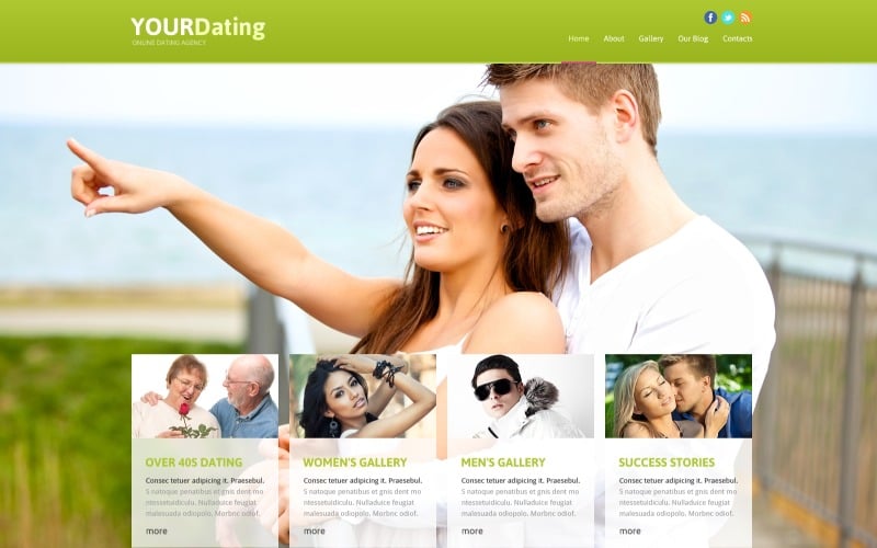 dating responsive joomla template original