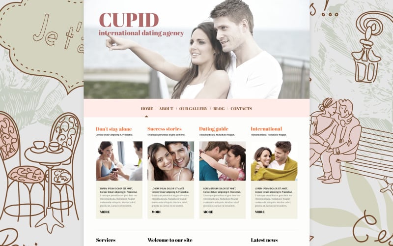 dating responsive joomla template original