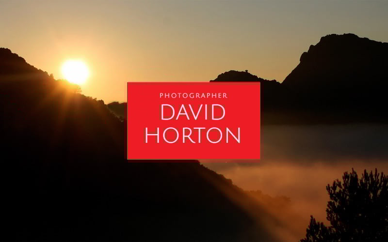 david horton photographer portfolio minimal html landing page template original