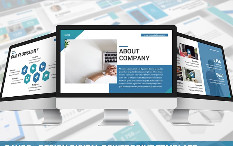 davos design digital powerpoint template original