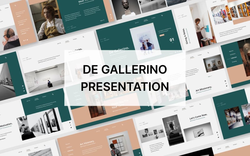 de gallerino powerpoint presentation template original