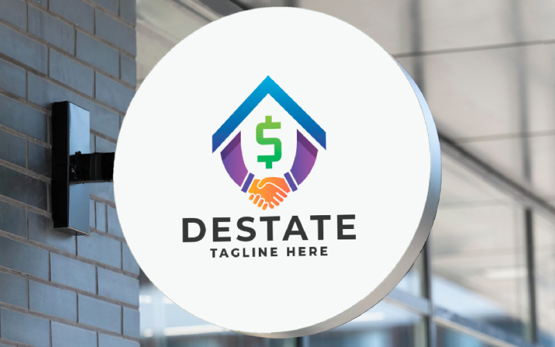 deal estate pro logo template original