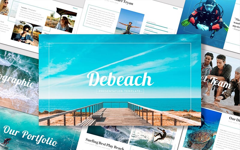 debeach powerpoint template original