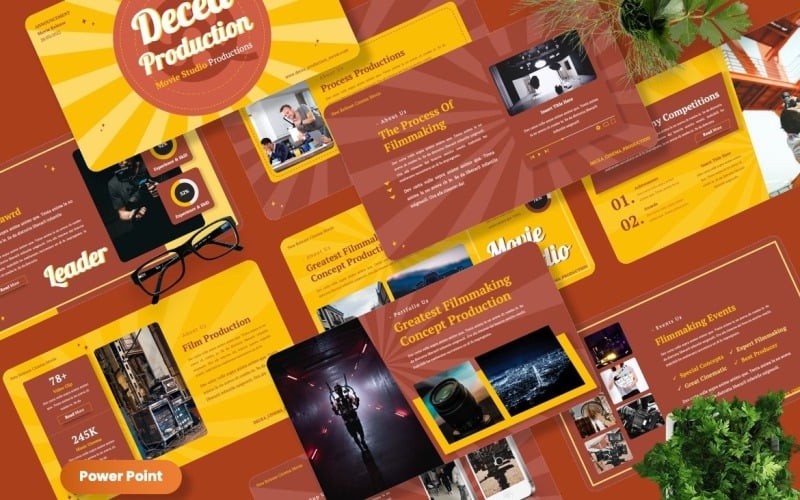 decea movie production powerpoint template original