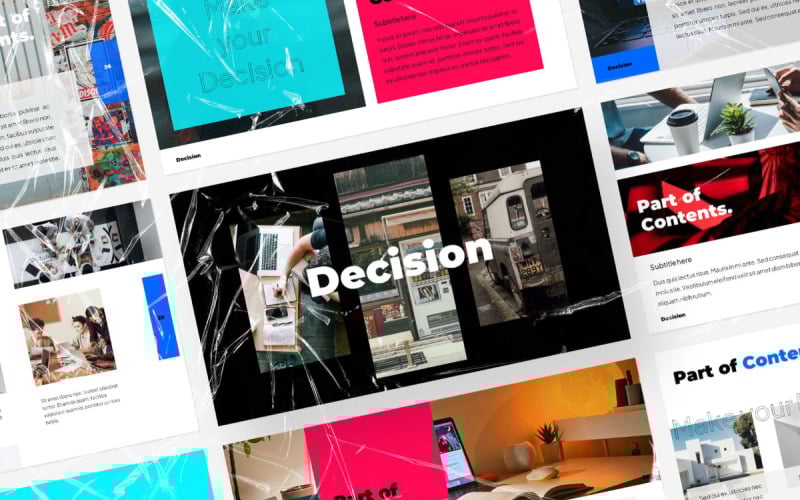 decision powerpoint template original