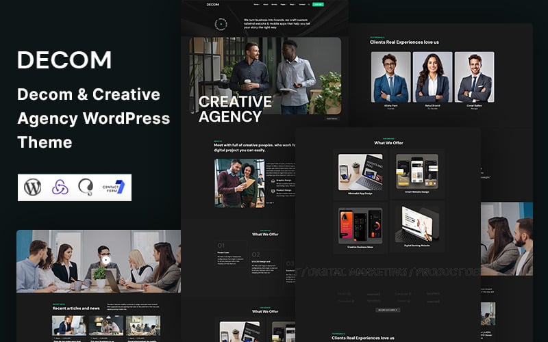 decom creative agency wordpress theme original