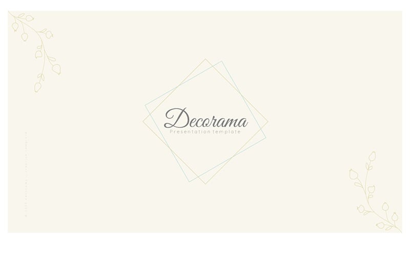 decorama powerpoint template original
