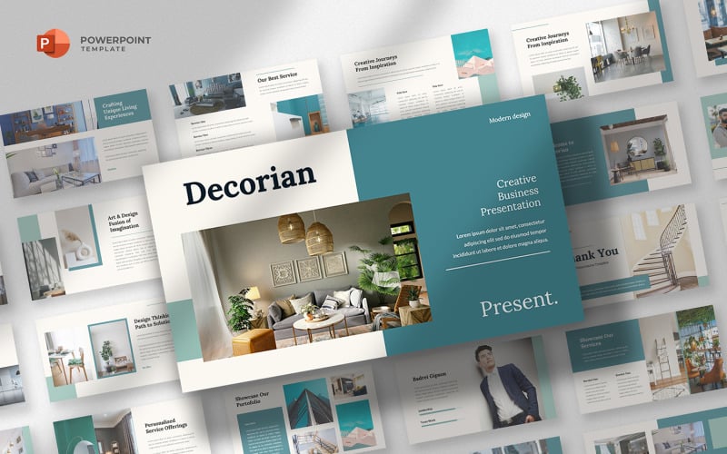 decorian creative business powerpoint template original