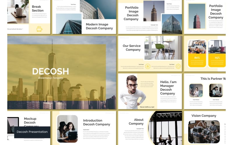 decosh powerpoint template original
