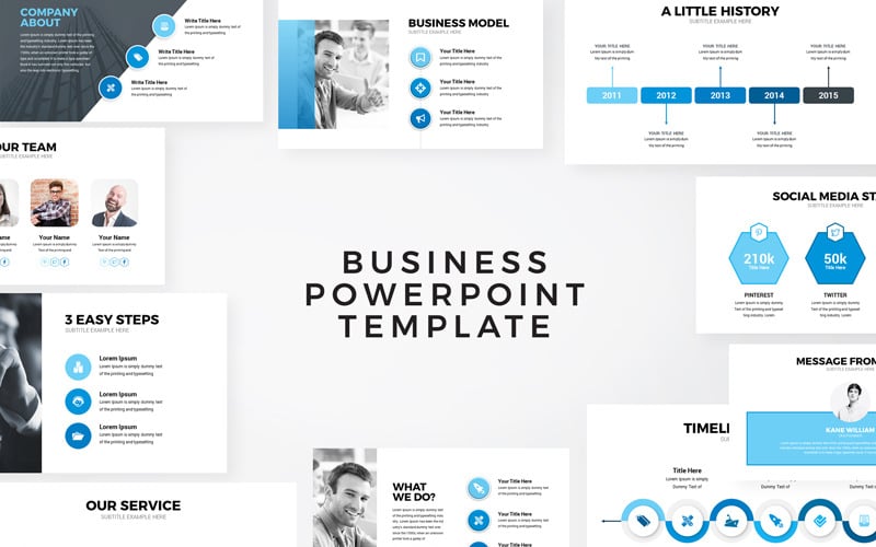 decosta modern presentation powerpoint template original