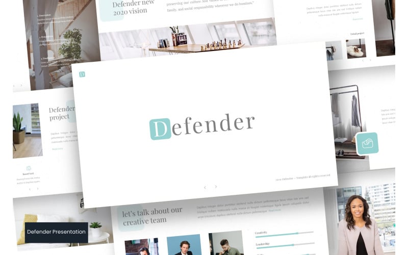 defender powerpoint template original