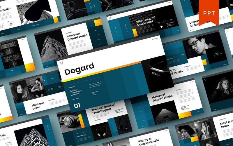degard business powerpoint template original