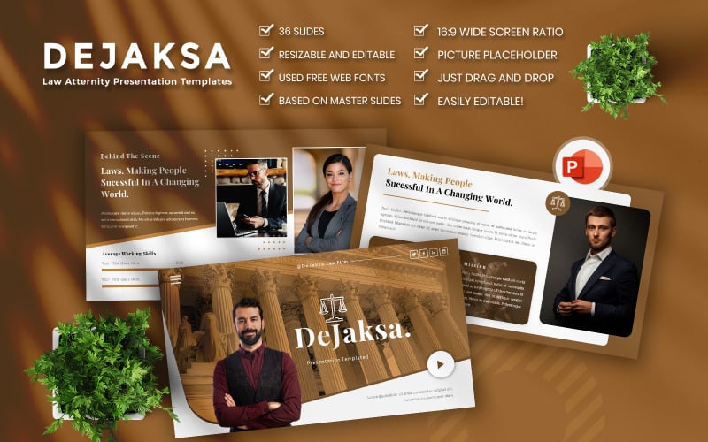 dejaksa law atternity business powerpoint template original