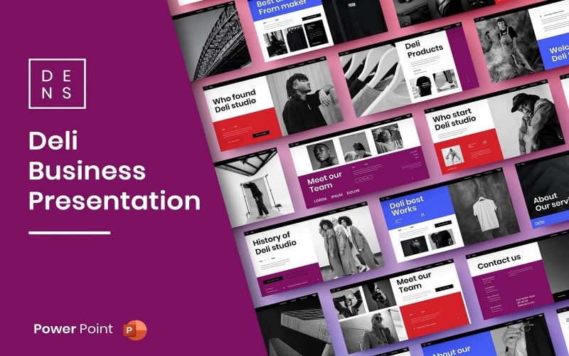 delia busines powerpoint template original