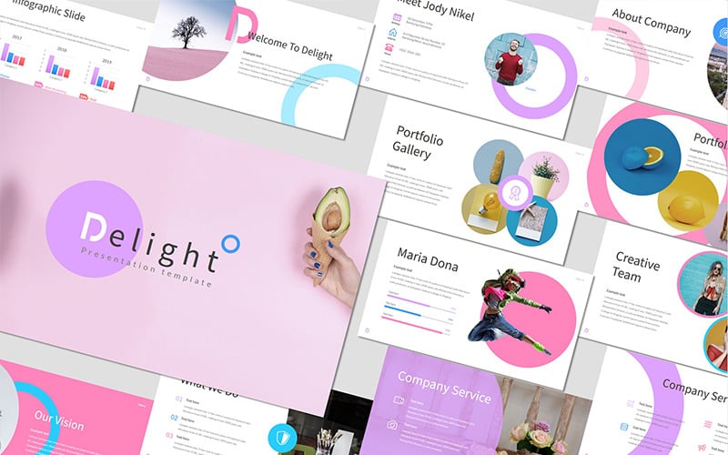 delight powerpoint template original