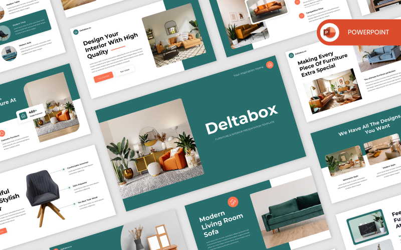 deltabox furniture amp interior powerpoint original