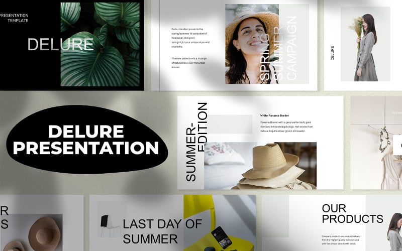 delure presentation powerpoint template original