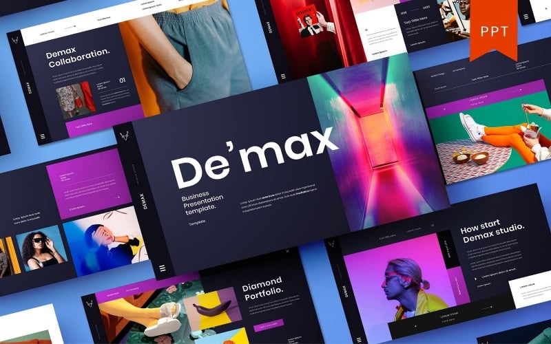 demax business powerpoint template original