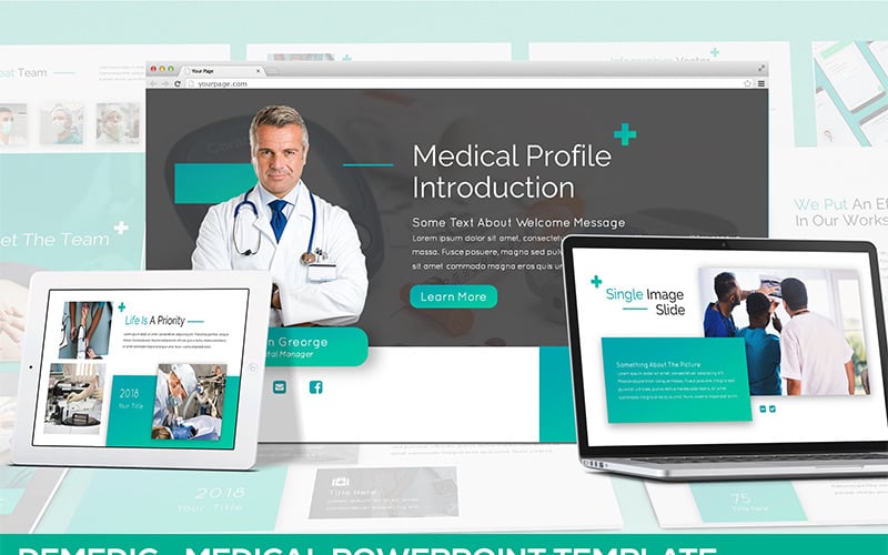 demedic medical powerpoint template original