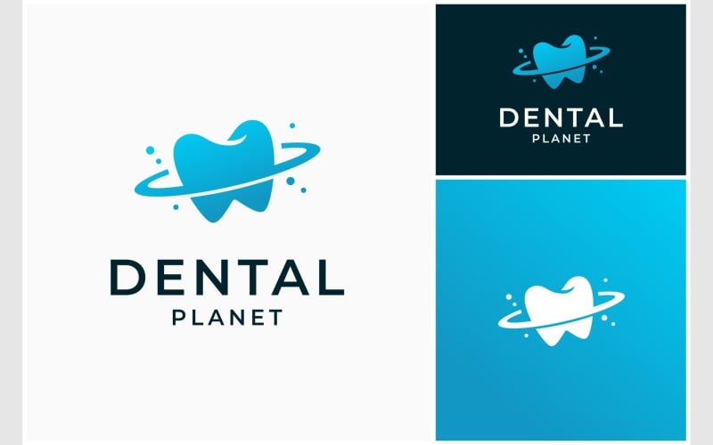dental teeth orbit planet logo original