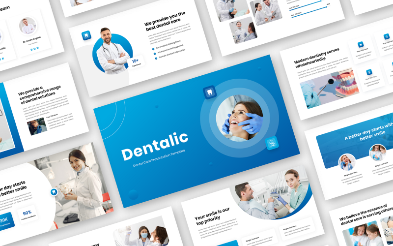 dentalic dental care amp health powerpoint template original
