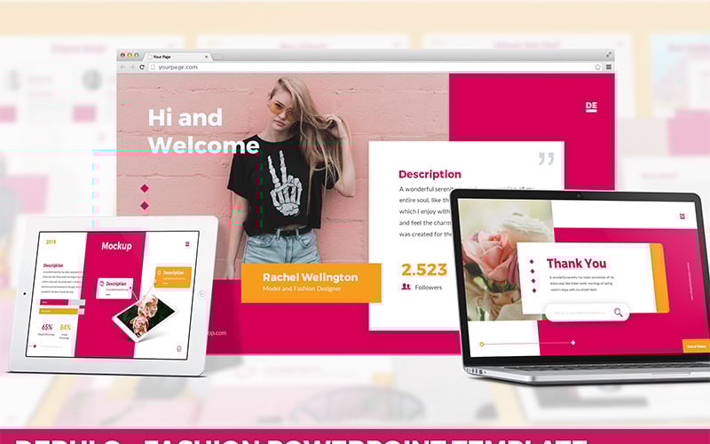 derulo fashion powerpoint template original