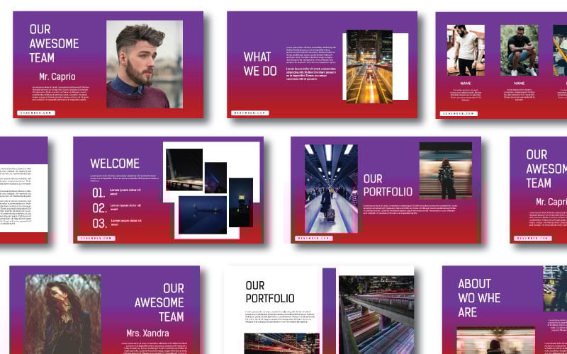 desember powerpoint template original