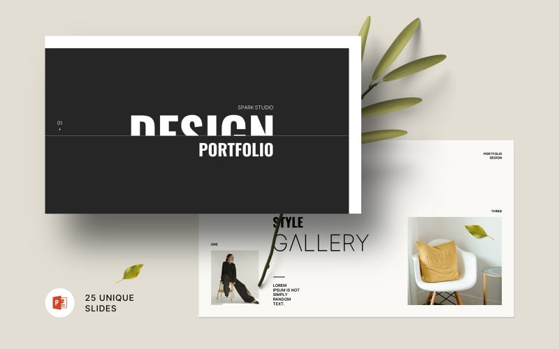 design portfolio presentation template original
