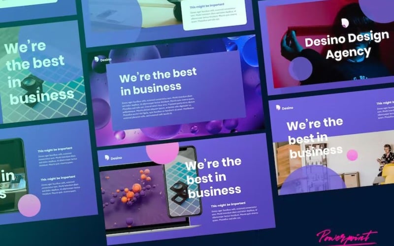desino creative digital agency powerpoint original