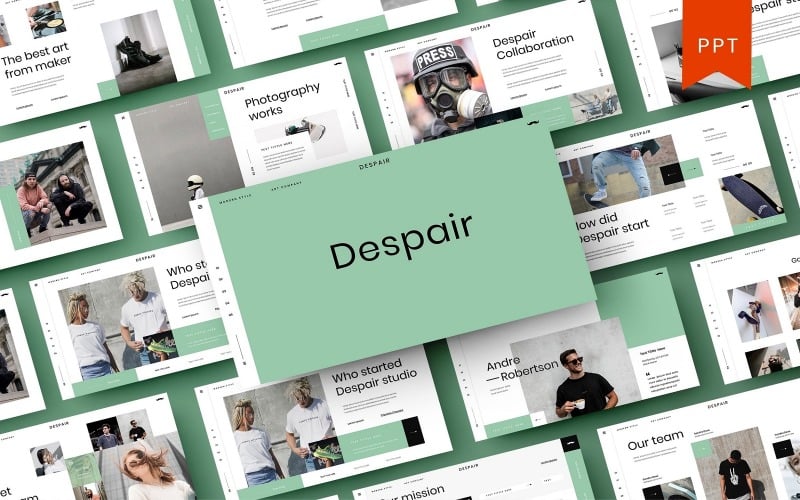 despair business powerpoint template original