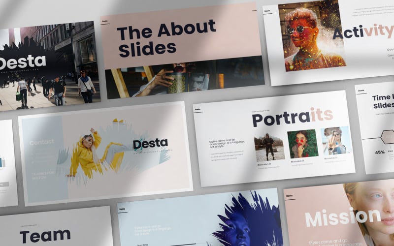 desta presentation powerpoint template original