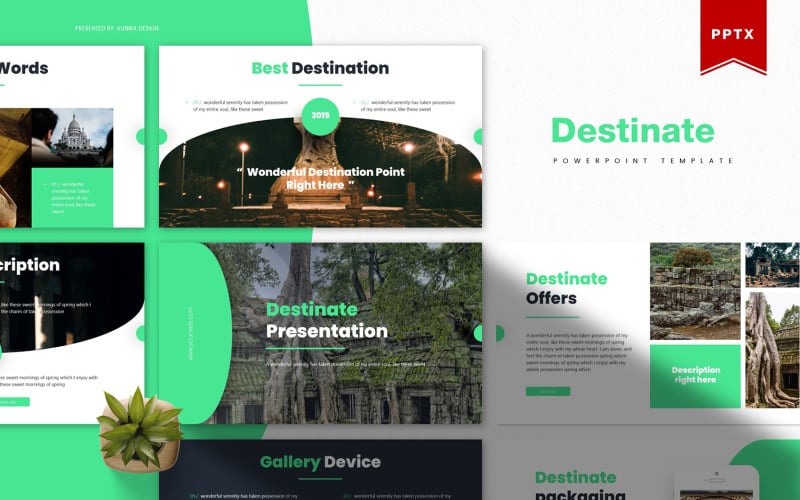 destinate powerpoint template original