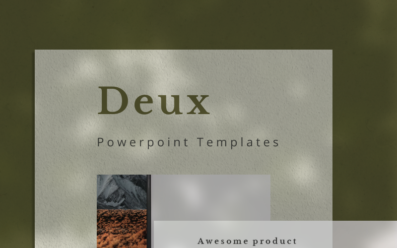 deux powerpoint template original