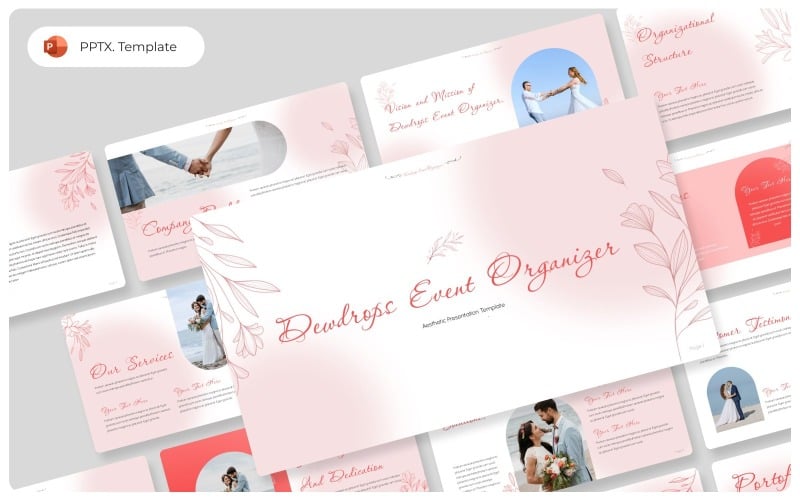 dewdrops event organizer powerpoint presentation original